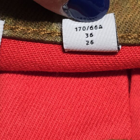 Burberry Runway Fawn Print Two-tone Slim Fit Pants, Sz W 26, Pre-owned - Picture 7 of 16